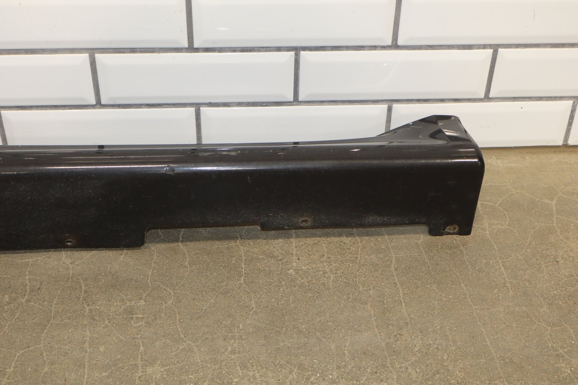 08-15 Mitsubishi Lancer Evolution X Evo 10 Right Side Skirt Rocker Molding Phantom Black