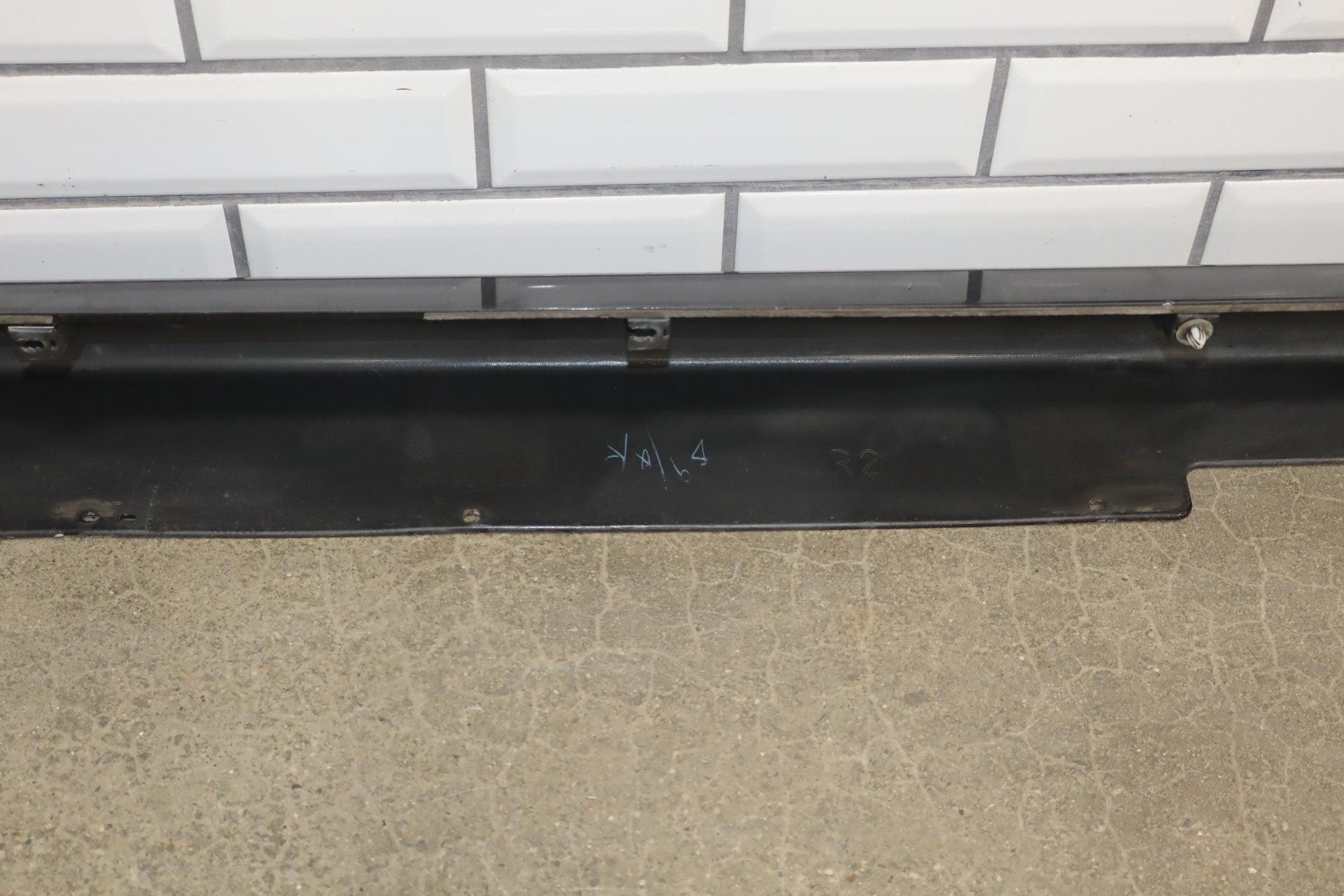 08-15 Mitsubishi Lancer Evolution X Evo 10 Right Side Skirt Rocker Molding Phantom Black