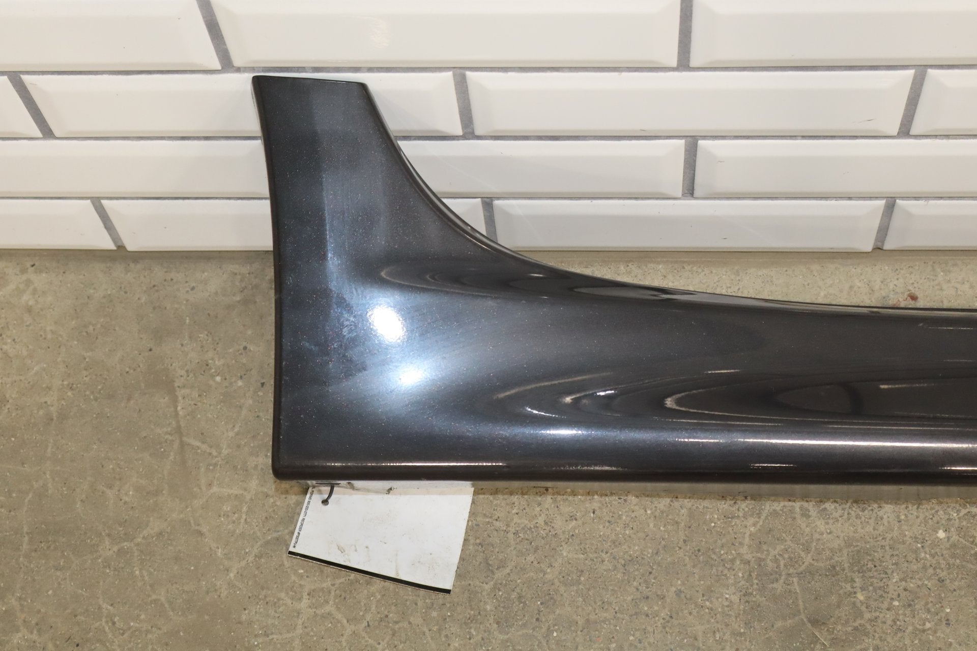 08-15 Mitsubishi Lancer Evolution X Evo 10 Right Side Skirt Rocker Molding Phantom Black