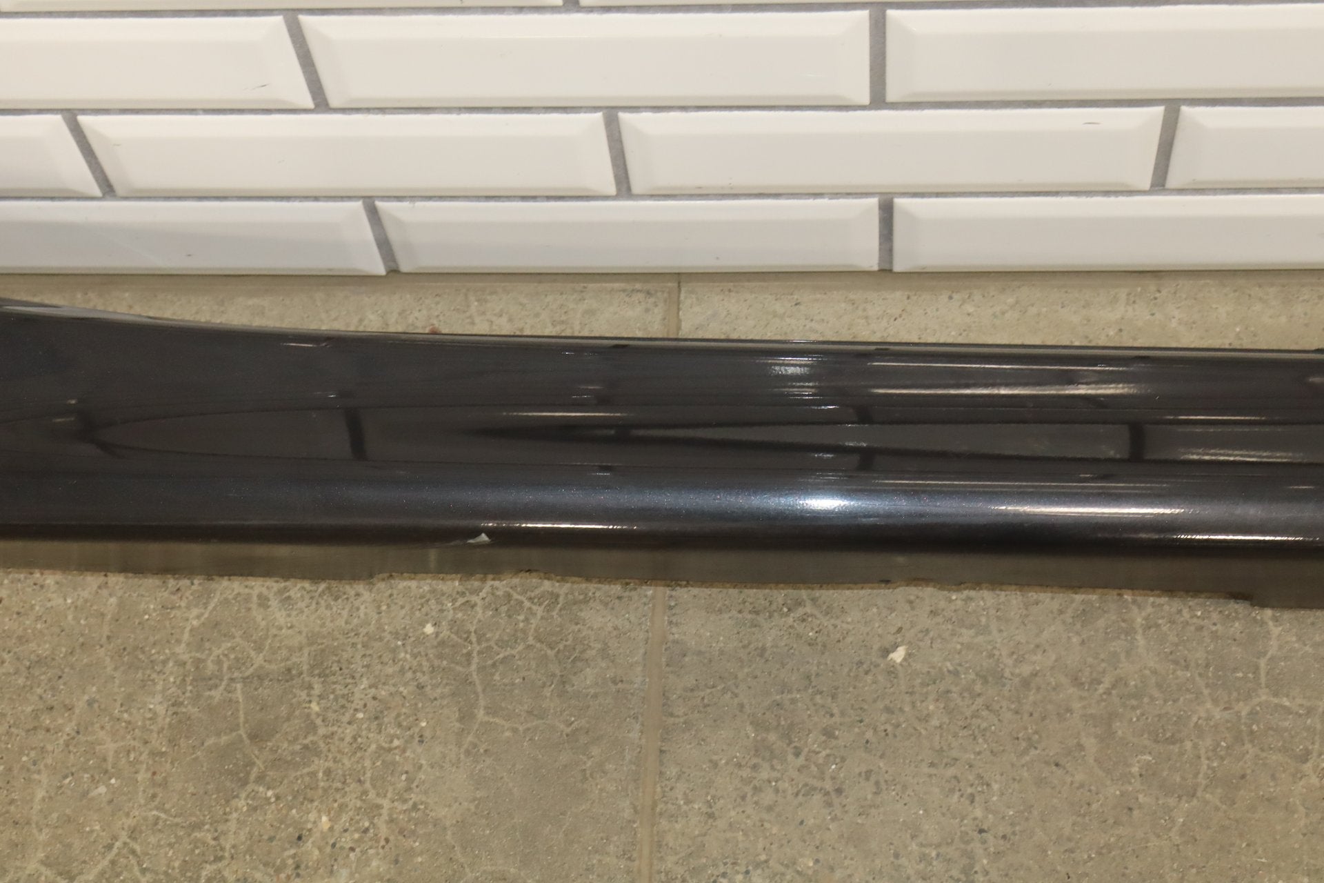 08-15 Mitsubishi Lancer Evolution X Evo 10 Right Side Skirt Rocker Molding Phantom Black