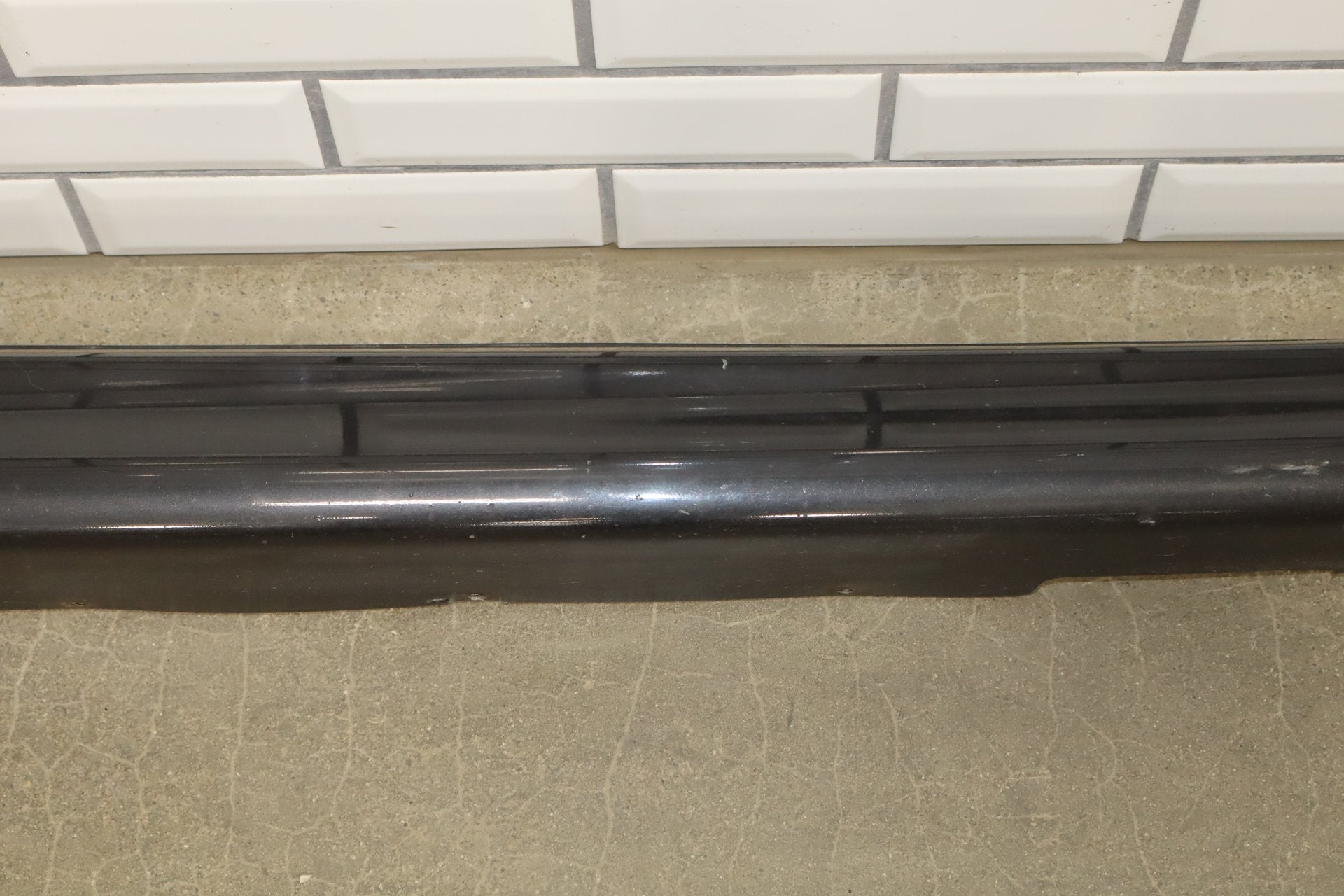 08-15 Mitsubishi Lancer Evolution X Evo 10 Right Side Skirt Rocker Molding Phantom Black