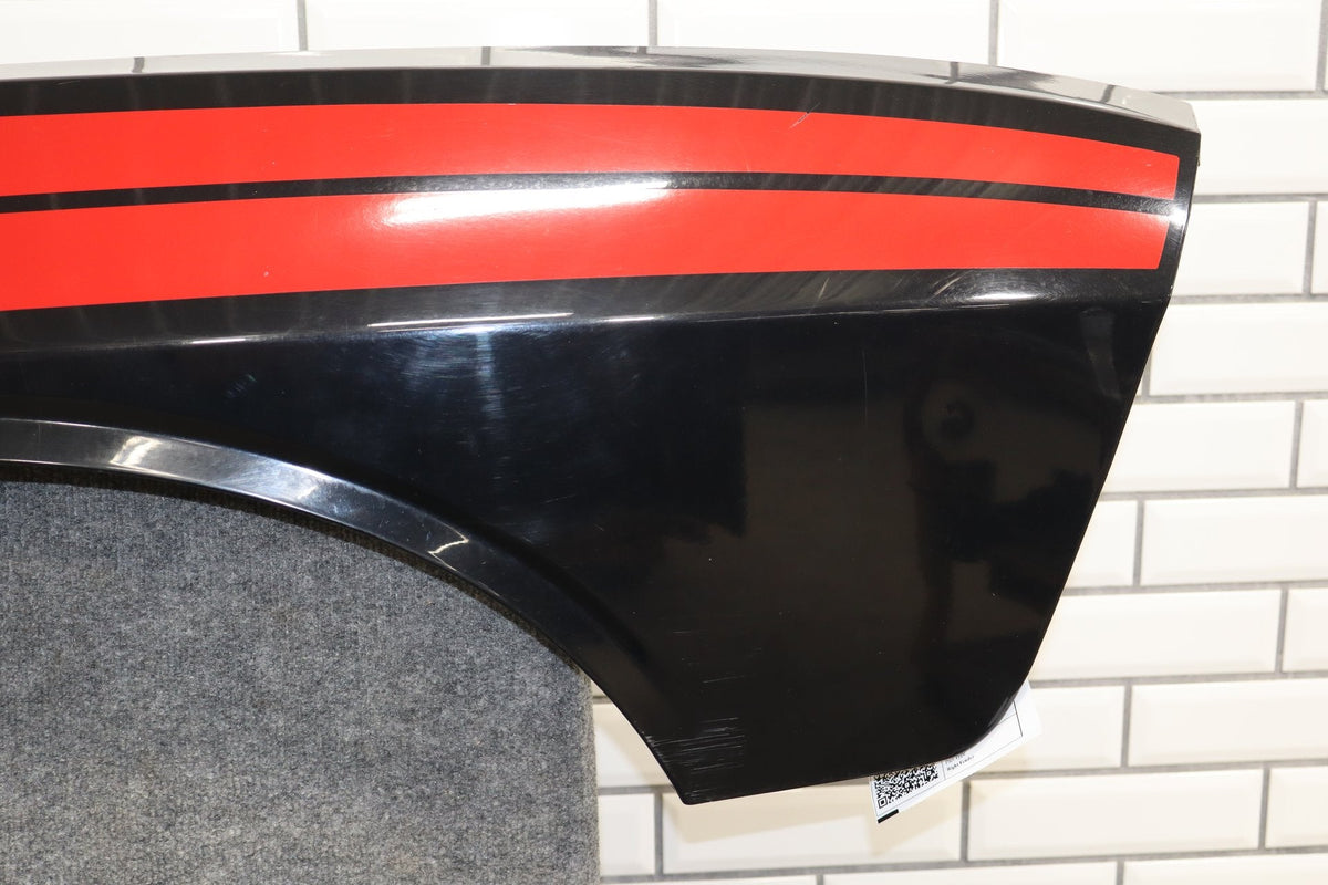 08-23 Dodge Challenger RH Passenger Front Fender Black (PX8) (Dent) OEM