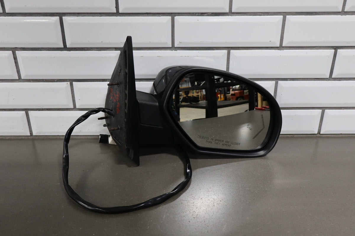 09-14 GMC Yukon Right Mirror Carbon Black Power Fold (Loose Base)