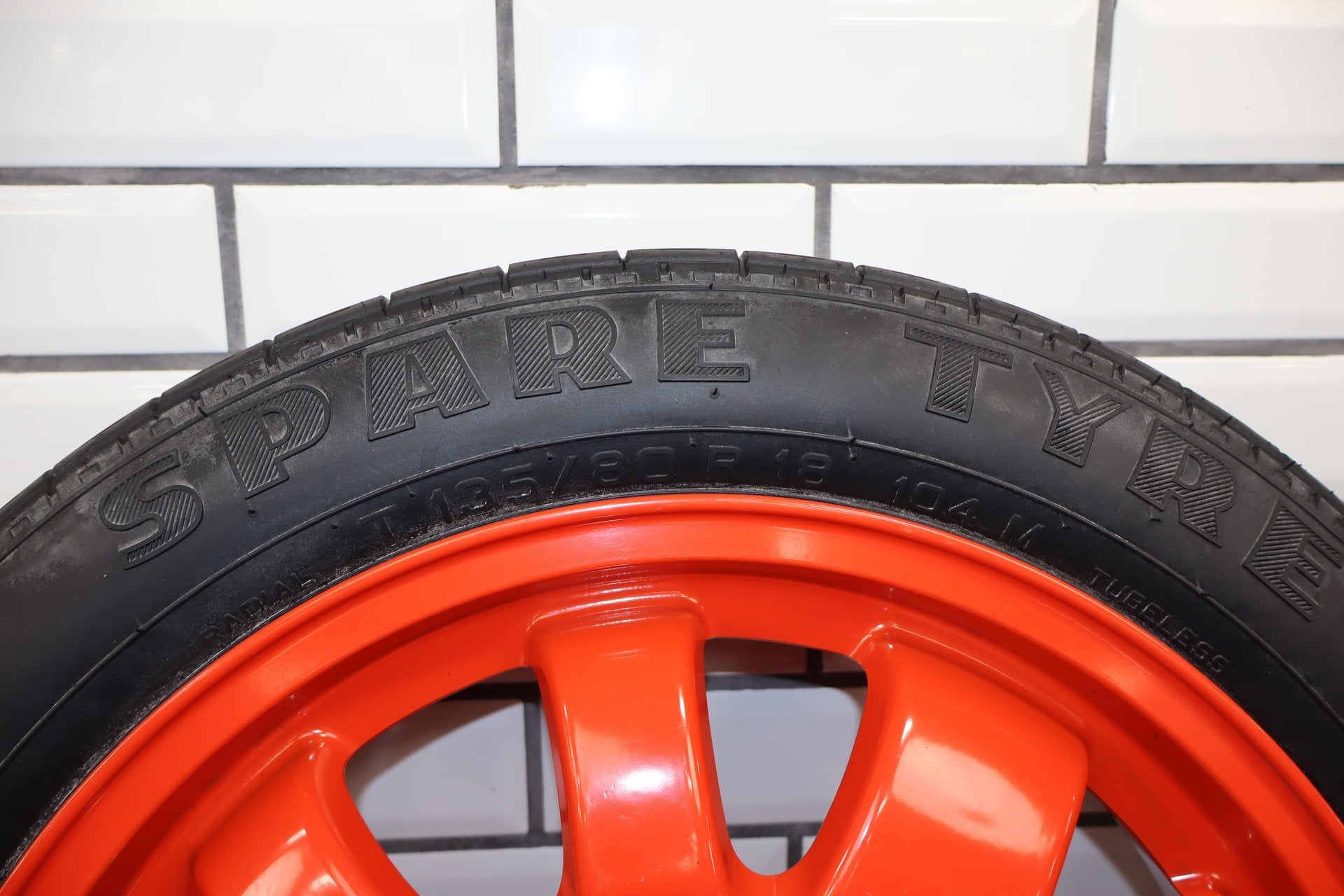 09-15 JAGUAR XF XFR X250 SPARE TIRE WHEEL RIM T135/80R18