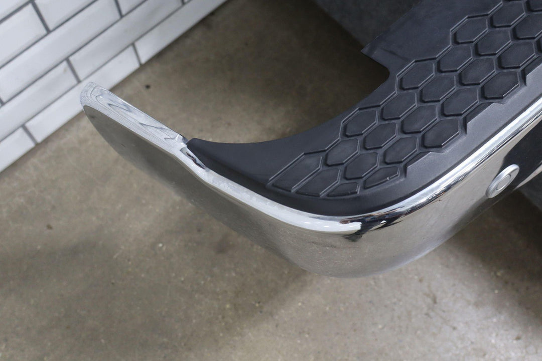 09 - 18 Ram 1500 Chrome Park Assist Rear Bumper Assembly Dual Exhaust