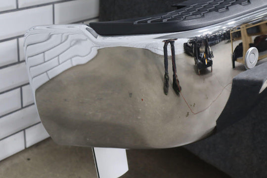 09 - 18 Ram 1500 Chrome Park Assist Rear Bumper Assembly Dual Exhaust