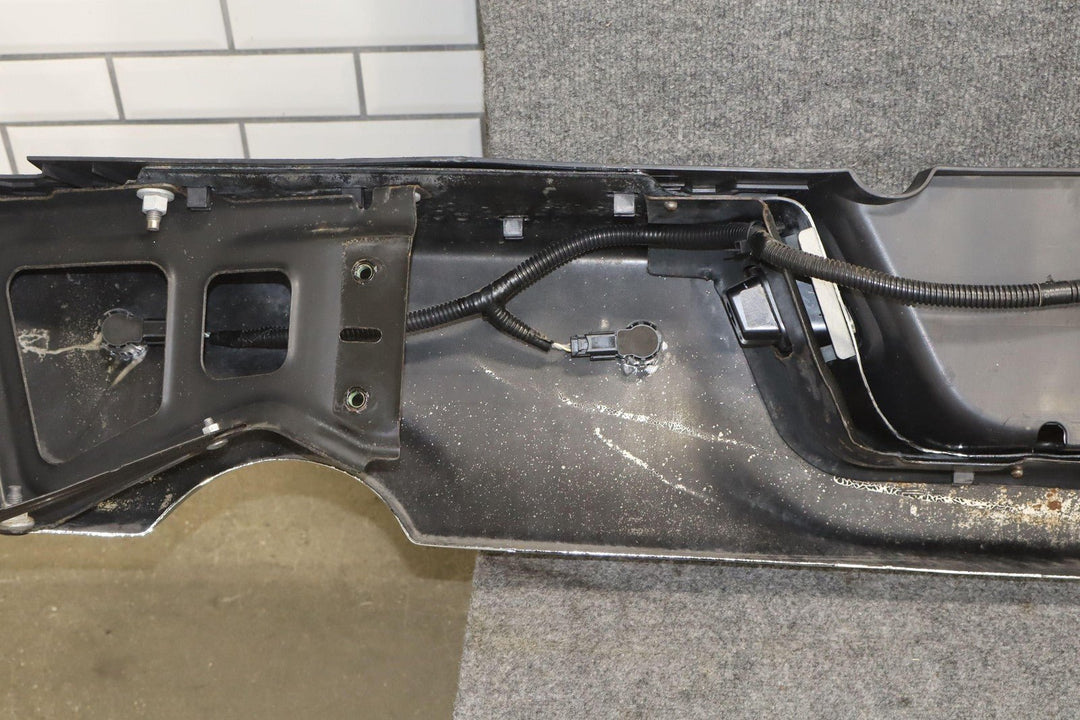 09 - 18 Ram 1500 Chrome Park Assist Rear Bumper Assembly Dual Exhaust