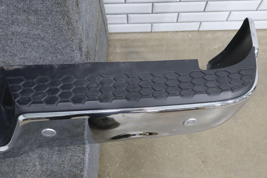 09 - 18 Ram 1500 Chrome Park Assist Rear Bumper Assembly Dual Exhaust