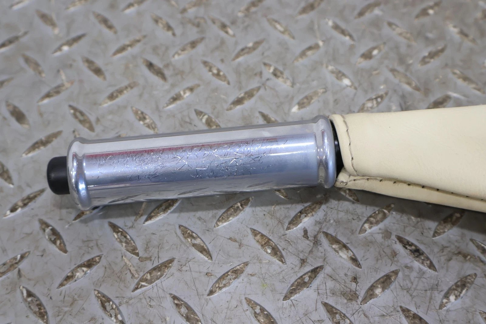 09 Aston Martin V8 Vantage Emergency Parking Brake Handle -Cream Truffle Leather