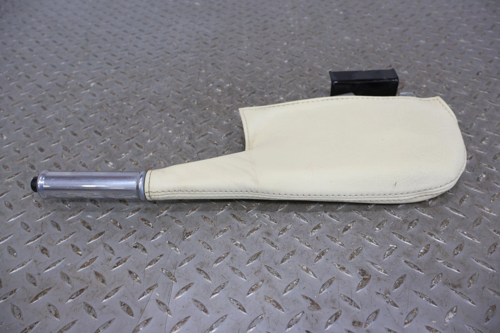 09 Aston Martin V8 Vantage Emergency Parking Brake Handle -Cream Truffle Leather