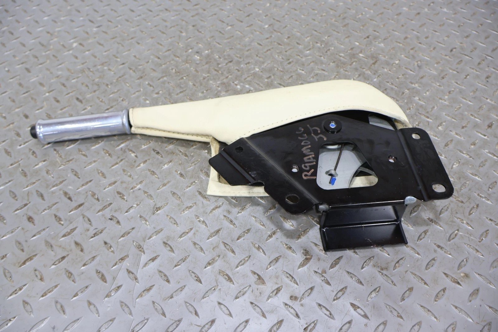 09 Aston Martin V8 Vantage Emergency Parking Brake Handle -Cream Truffle Leather