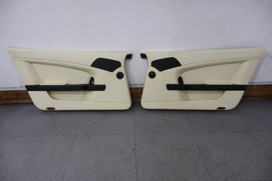 09 Aston Martin V8 Vantage Pair LH&RH Interior Door Trim Panels (Cream Truffle)