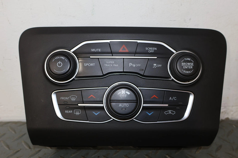 Heater/AC Controls, 2018, Dodge, Charger