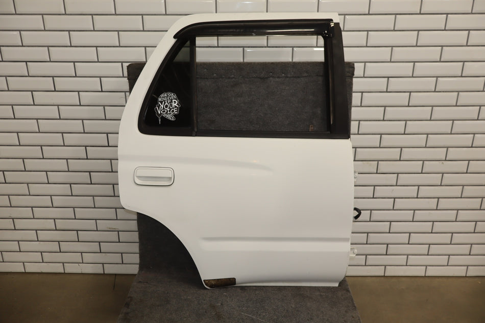1996-2002 Toyota 4Runner Right Rear Door No Molding White 056