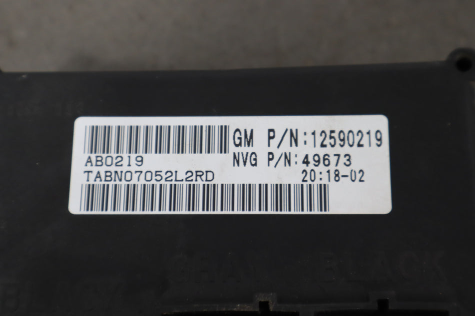 2003-2006 GMC Sierra 2500 HD Chassis Control Module 12590219 OEM