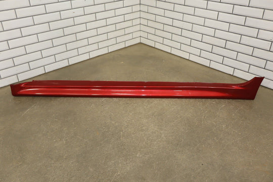 10 - 15 Mitsubishi Lancer Evo X Left LH Rocker Molding Side Skirt (Rally Red)