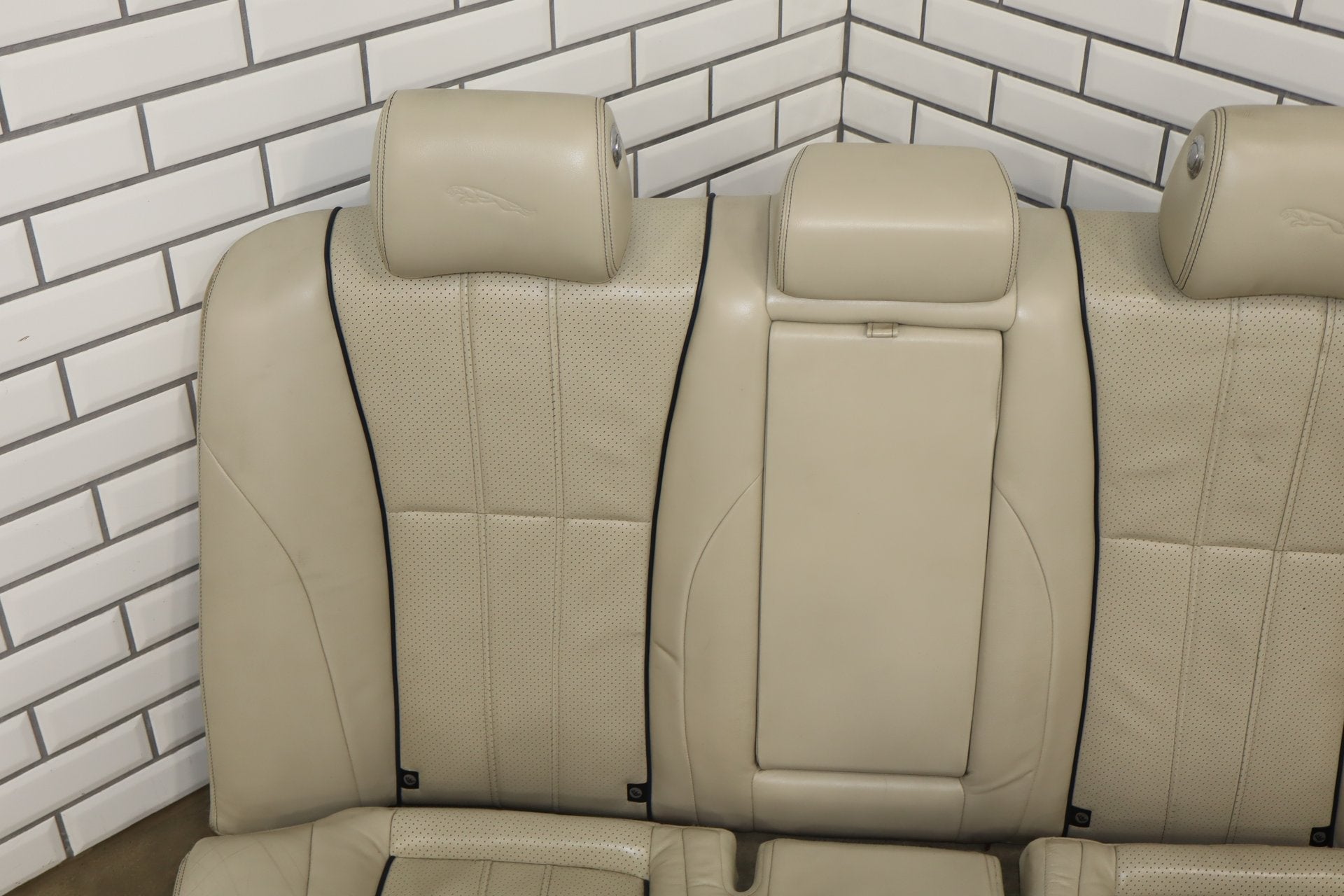 10-19 Jaguar XJL LWB Portfolio Heat/Vent/Massage Leather Seats Set Ivory X351