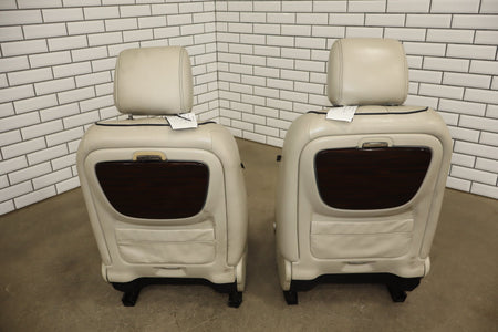 10-19 Jaguar XJL LWB Portfolio Heat/Vent/Massage Leather Seats Set Ivory X351