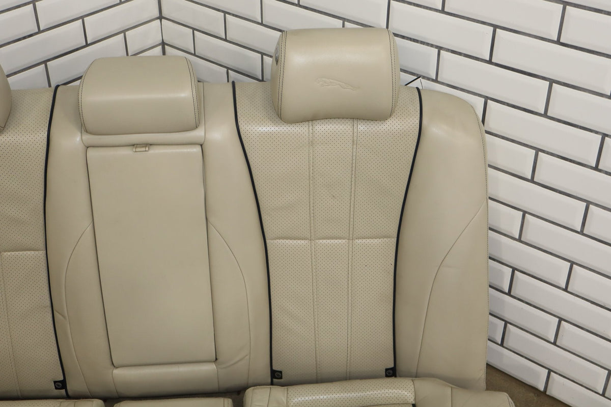 10-19 Jaguar XJL LWB Portfolio Heat/Vent/Massage Leather Seats Set Ivory X351