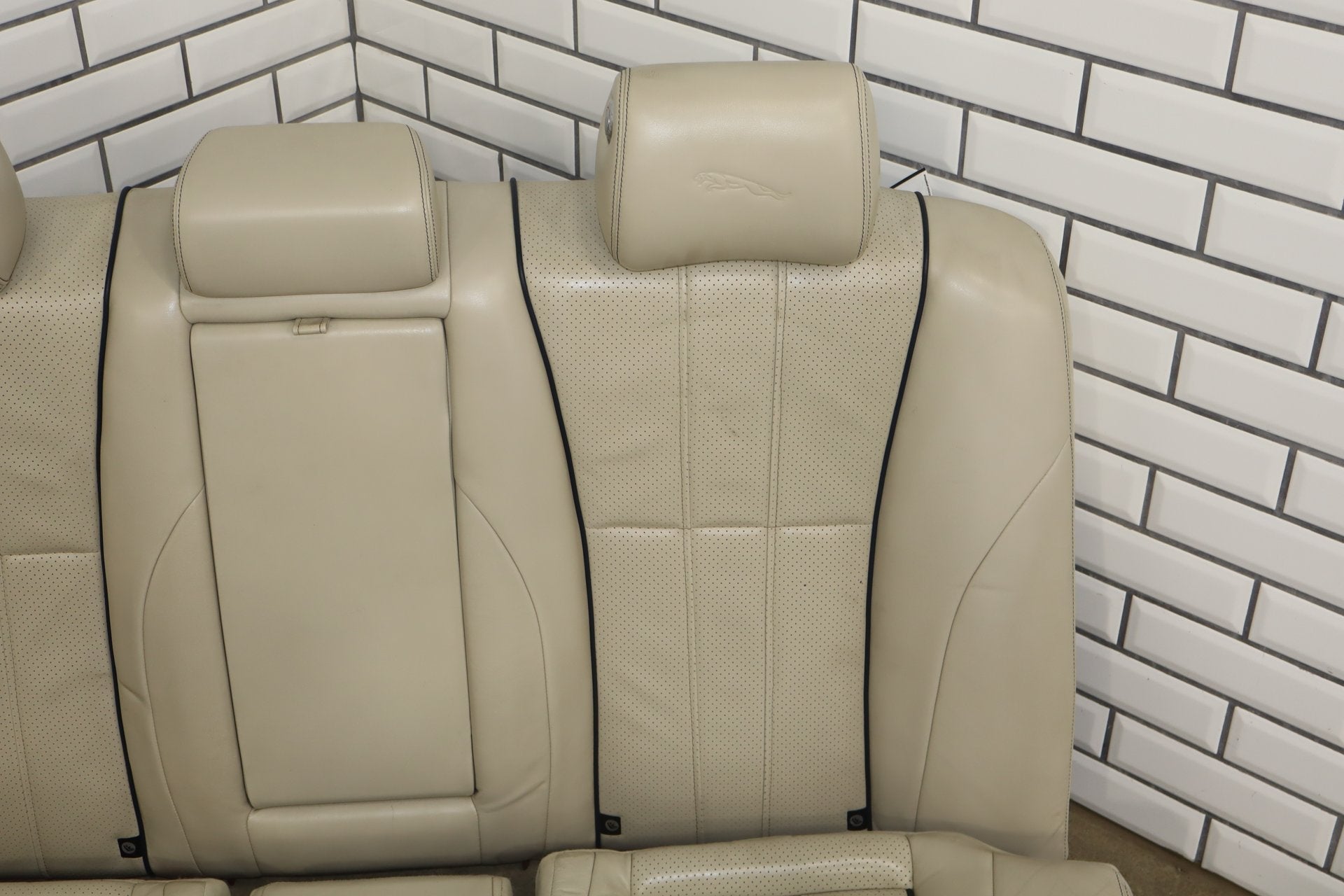 10-19 Jaguar XJL LWB Portfolio Heat/Vent/Massage Leather Seats Set Ivory X351