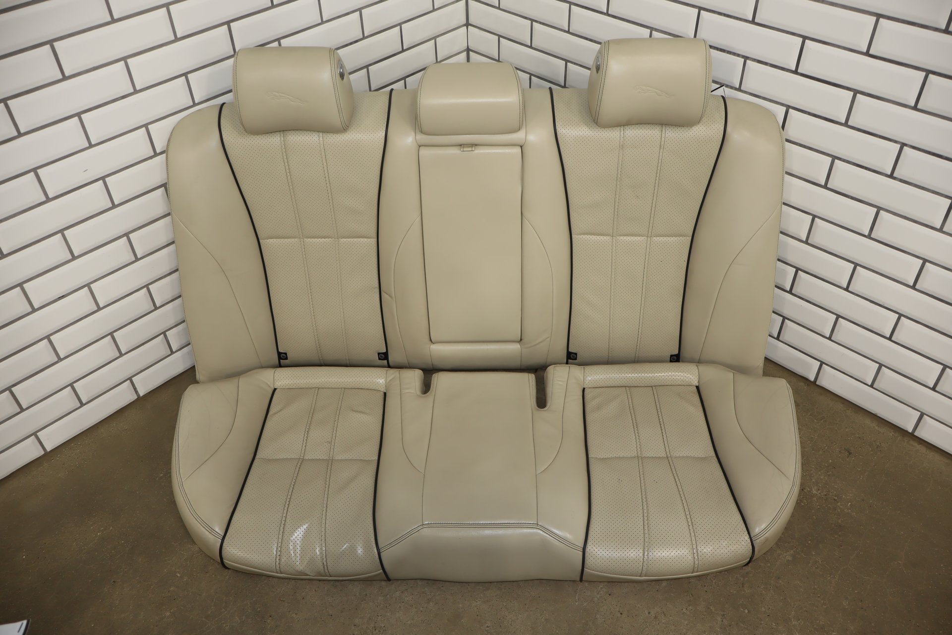 10-19 Jaguar XJL LWB Portfolio Heat/Vent/Massage Leather Seats Set Ivory X351