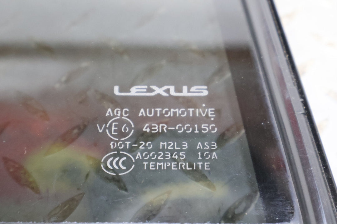 10 - 21 Lexus GX460 Rear Left LH Vent Glass Window (Privacy Tint) Glass Only