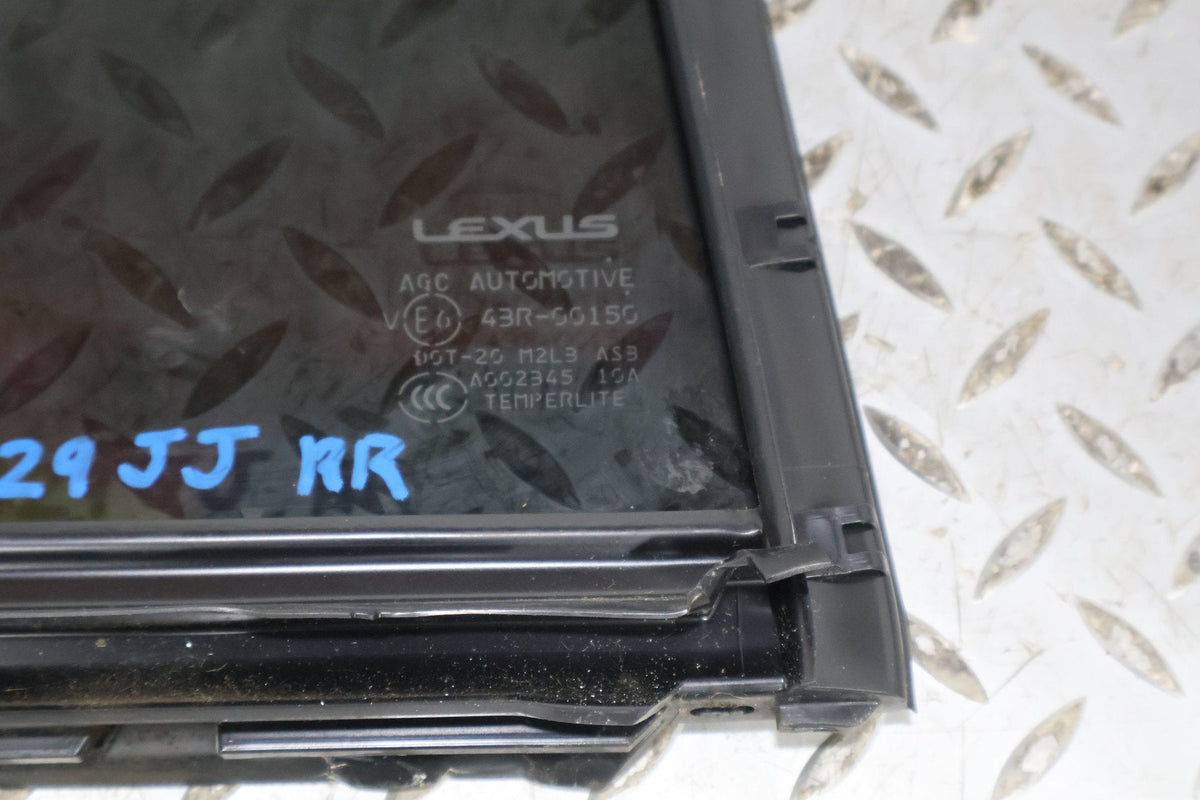 10-21 Lexus GX460 Rear Right RH Vent Glass Window (Privacy Tint) Glass Only