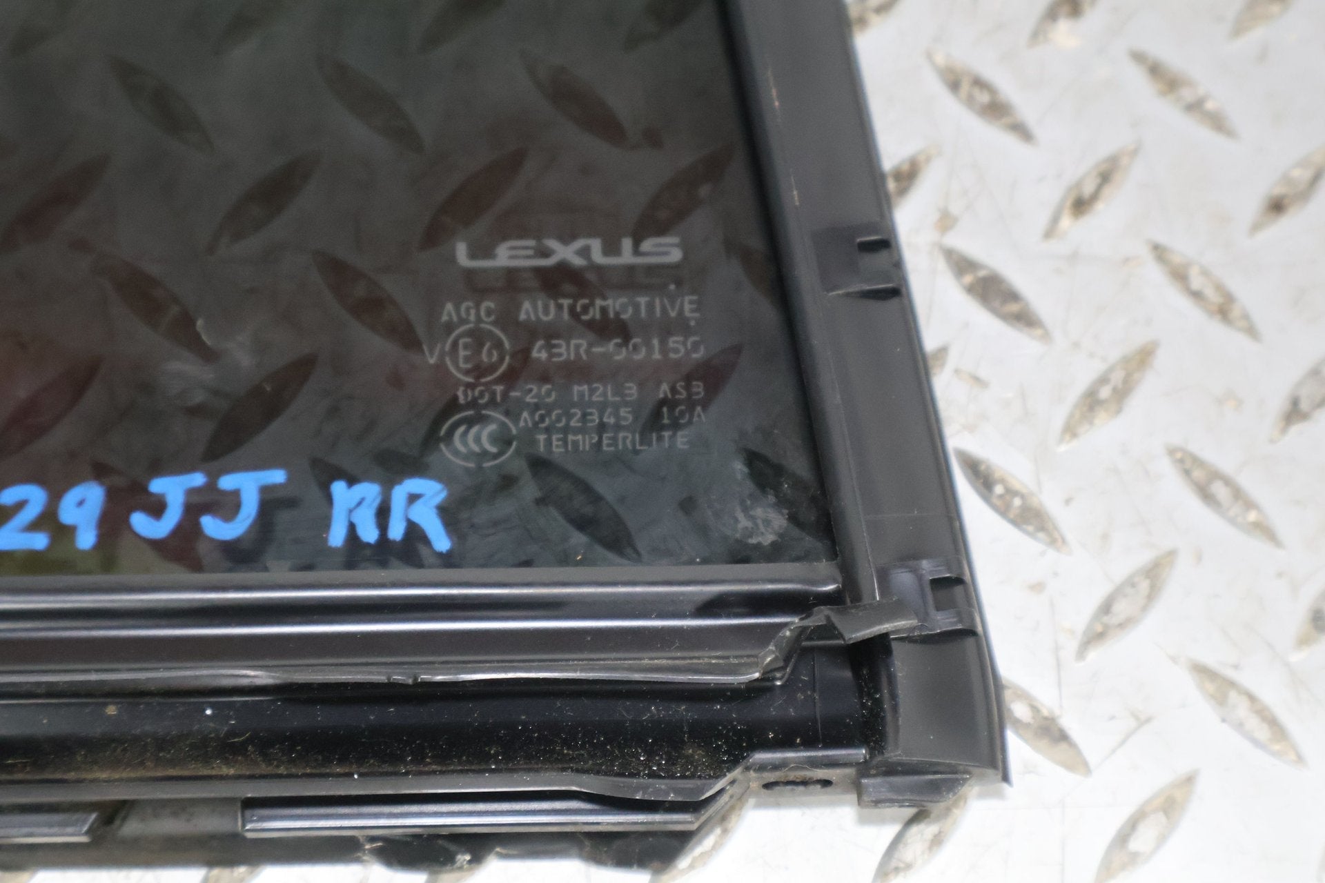 10-21 Lexus GX460 Rear Right RH Vent Glass Window (Privacy Tint) Glass Only