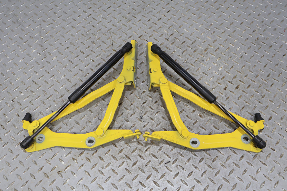 15-17 Ford Mustang GT Coupe Pair LH &RH Trunk Deck Lid HInges (Yellow Tric-Coat)
