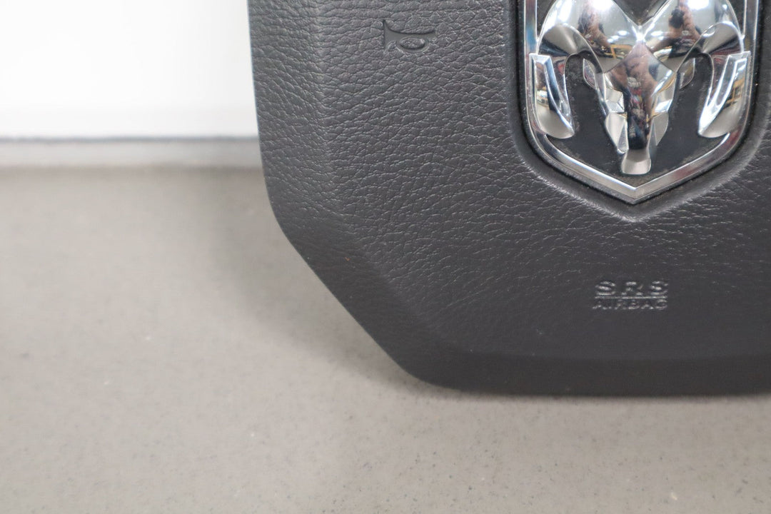 11 - 12 Ram 1500 2500 3500 Left Driver Steering Wheel Mounted Airbag Black Trim