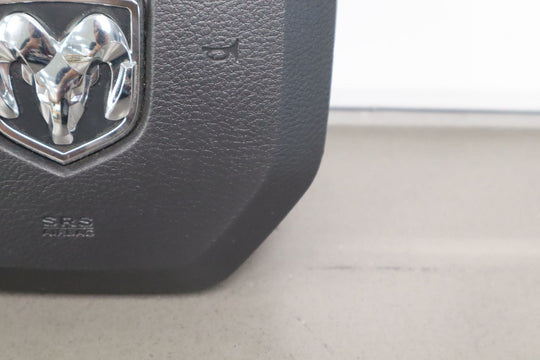 11 - 12 Ram 1500 2500 3500 Left Driver Steering Wheel Mounted Airbag Black Trim