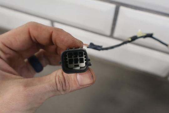 11 - 13 Dodge Challenger Left Driver Power Door Mirror Black PX8 OEM