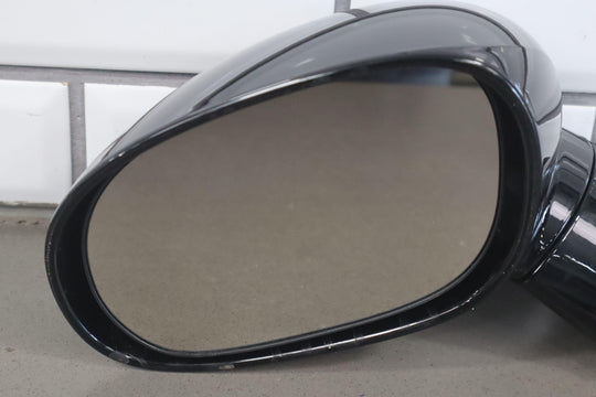 11 - 13 Dodge Challenger Left Driver Power Door Mirror Black PX8 OEM