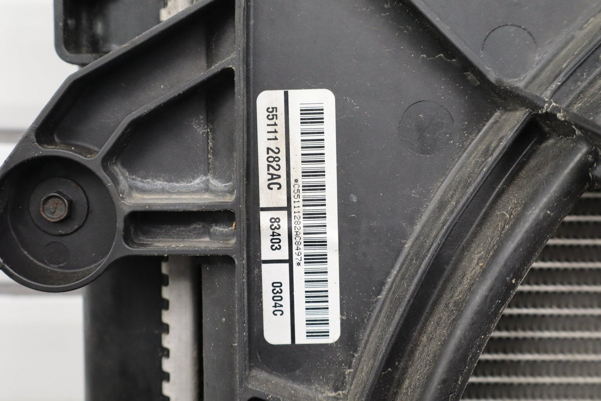 11-14 Dodge Challenger 5.7 Radiator AC Condenser Cooling Fan Package OEM