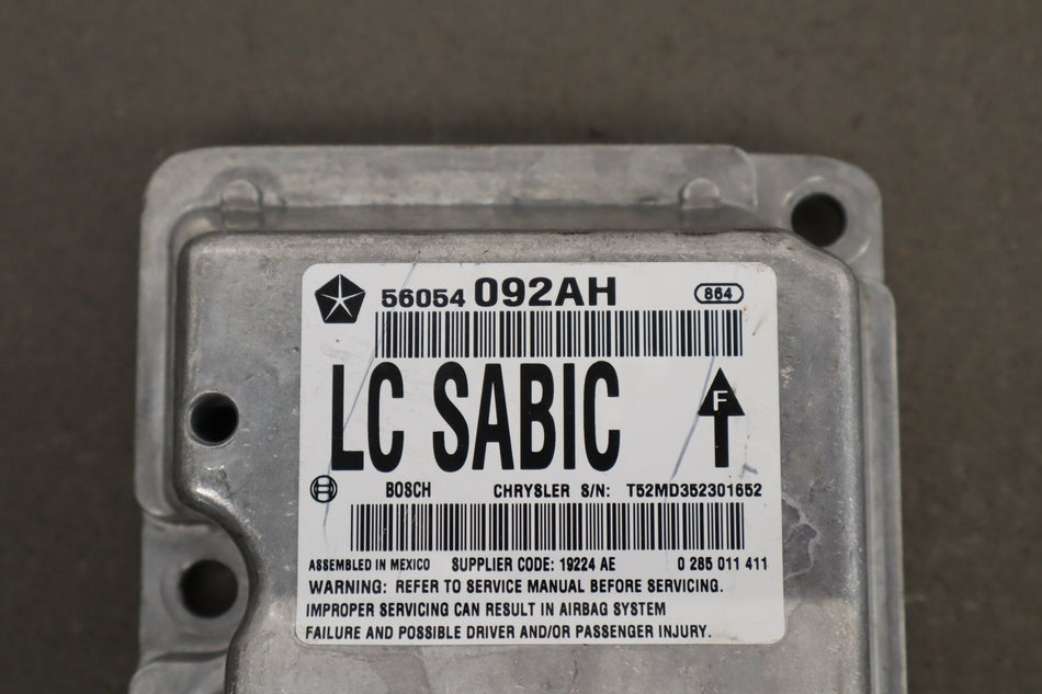 11-14 Dodge Challenger Airbag Control Module