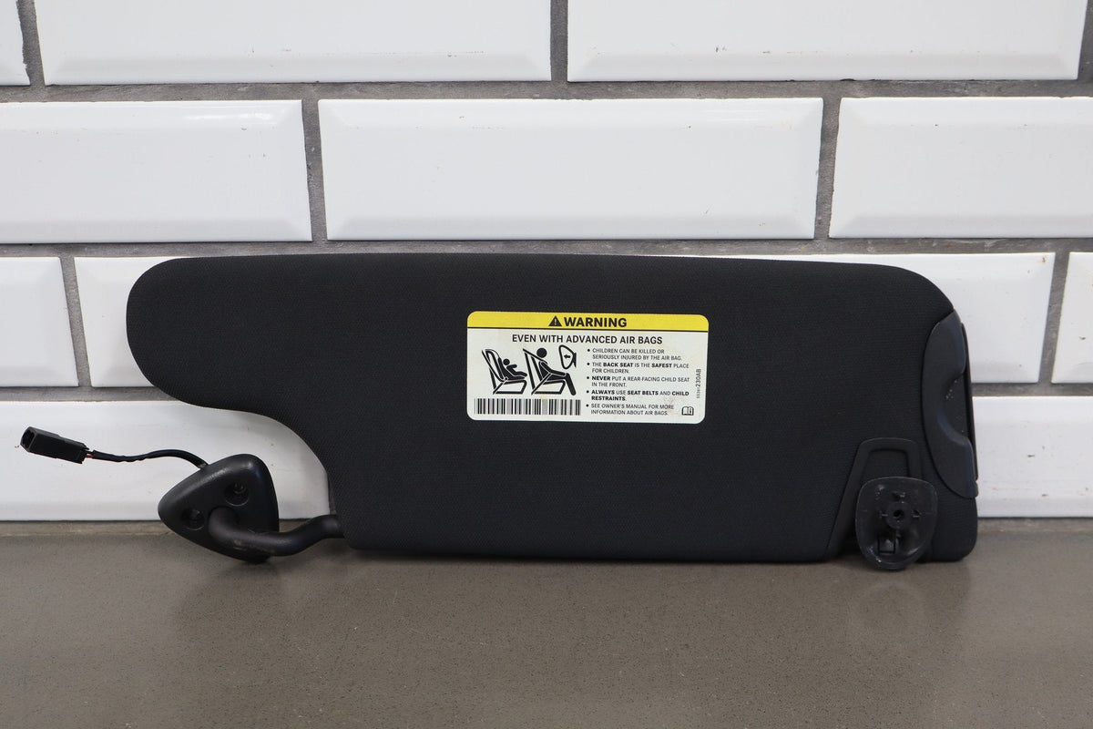 11-14 Dodge Challenger Illuminated Sun Visor Pair Dark Slate Gray (DR)