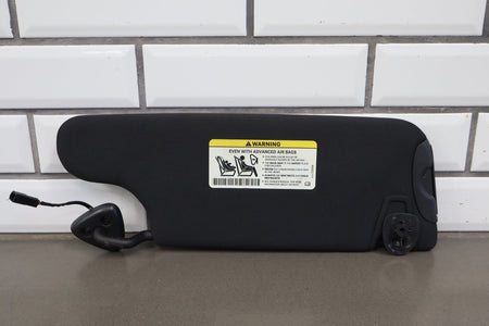 11-14 Dodge Challenger Illuminated Sun Visor Pair Dark Slate Gray (DR)