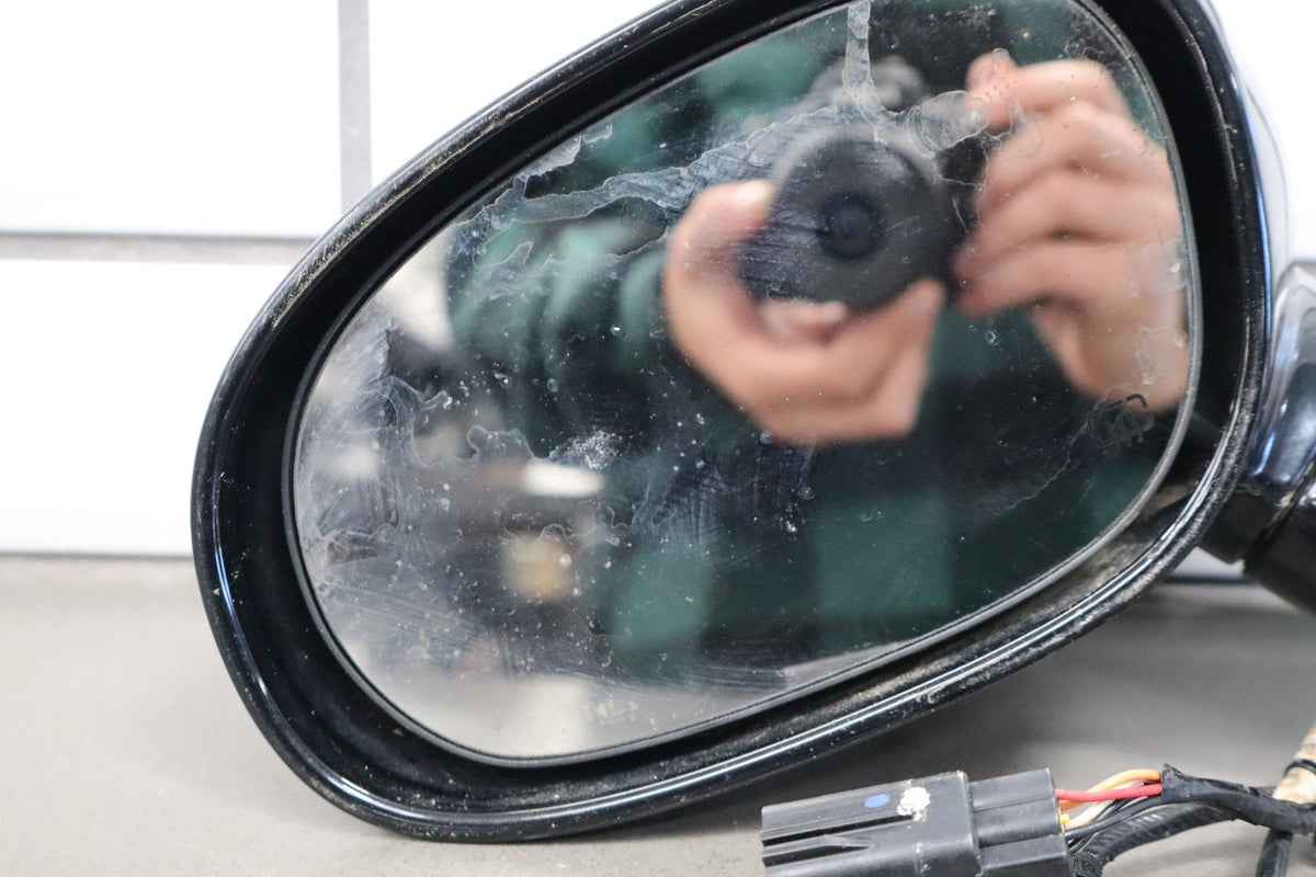 11-14 Dodge Challenger LH Driver Power Heated Mirror Black (PX8) Tested