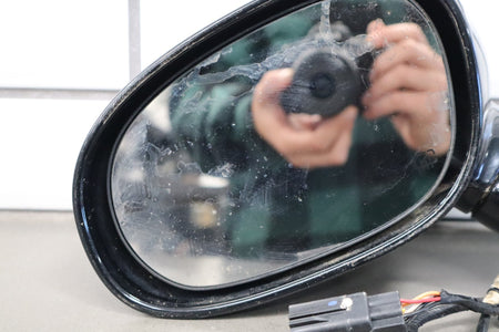 11-14 Dodge Challenger LH Driver Power Heated Mirror Black (PX8) Tested