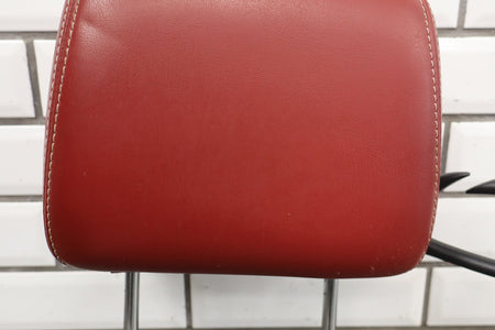 11-14 Dodge Challenger LH Front Headrest Red Leather OEM