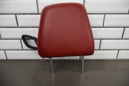 11-14 Dodge Challenger LH Front Headrest Red Leather OEM