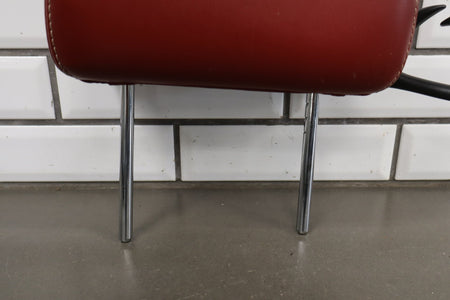 11-14 Dodge Challenger LH Front Headrest Red Leather OEM