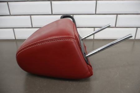 11-14 Dodge Challenger LH Front Headrest Red Leather OEM