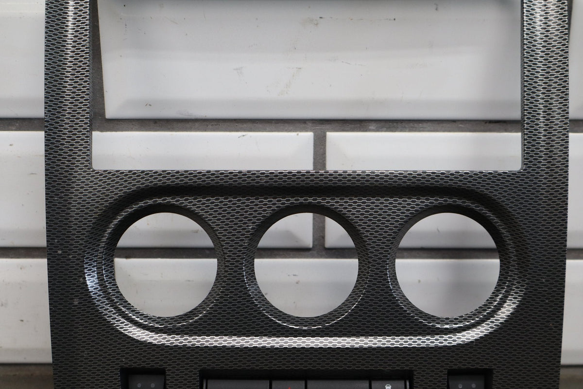 11-14 Dodge Challenger Radio Bezel Hazard Traction Heat Dark Slate Gray (DR)