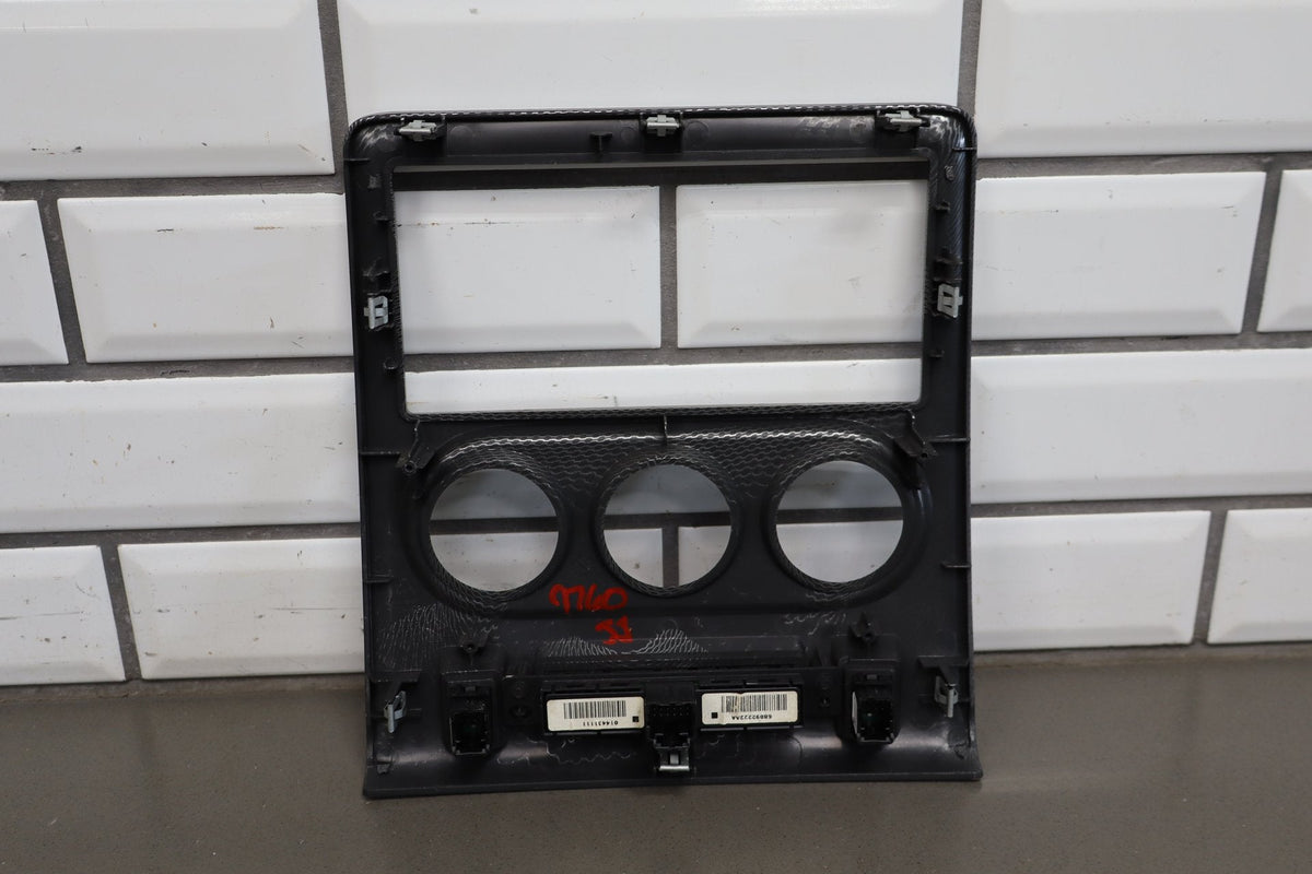 11-14 Dodge Challenger Radio Bezel Hazard Traction Heat Dark Slate Gray (DR)