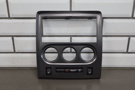 11-14 Dodge Challenger Radio Bezel Hazard Traction Heat Dark Slate Gray (DR)