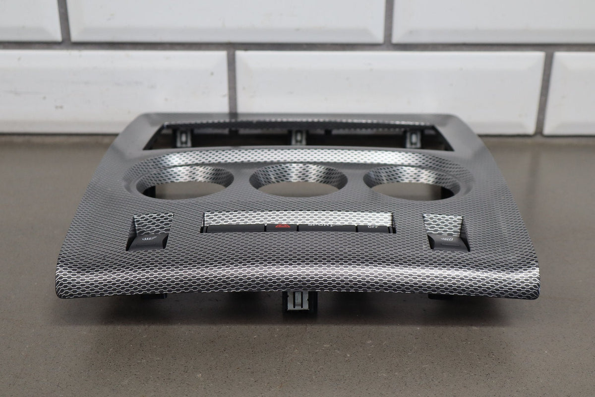 11-14 Dodge Challenger Radio Bezel Hazard Traction Heat Dark Slate Gray (DR)