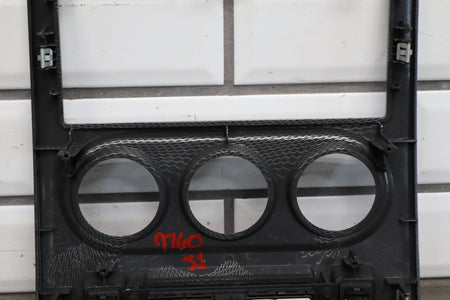 11-14 Dodge Challenger Radio Bezel Hazard Traction Heat Dark Slate Gray (DR)