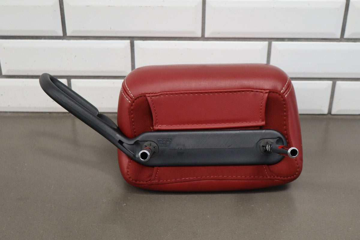 11-14 Dodge Challenger RH Front Headrest Red Leather OEM