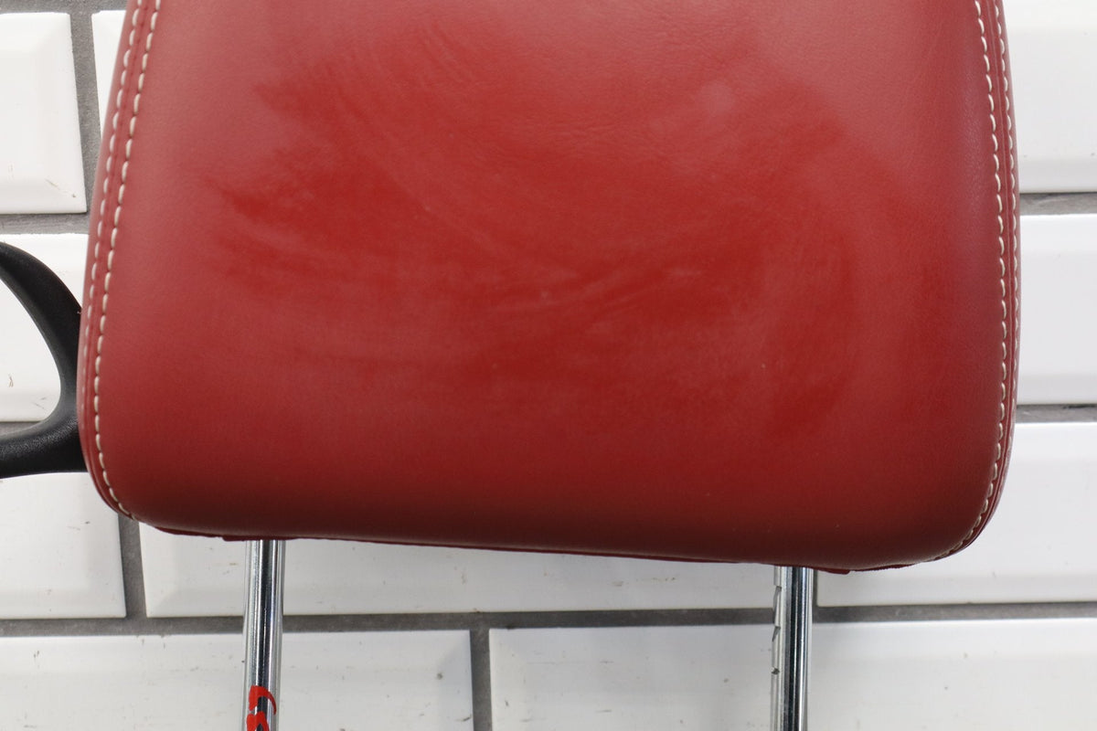 11-14 Dodge Challenger RH Front Headrest Red Leather OEM